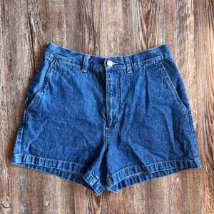 The Limited Blue Jean Shorts High-Waisted Vintage Style